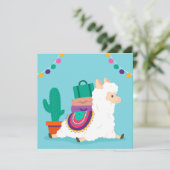 Llama Holiday Card シーズンカード (スタンド正面)