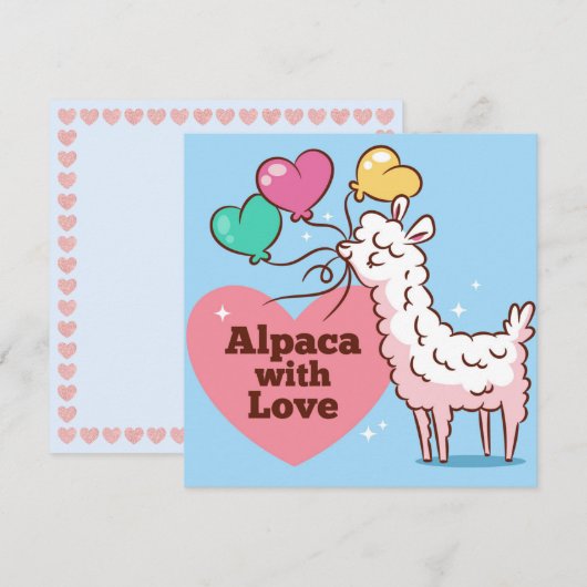 Llama Holiday Card シーズンカード (正面/裏面)