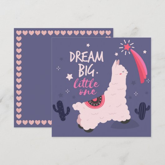 Llama Holiday Card シーズンカード (正面/裏面)