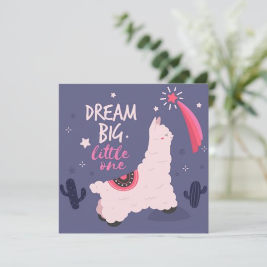 Llama Holiday Card シーズンカード (スタンド正面)