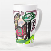 Llama Lazy カフェラテマグ (右アングル)