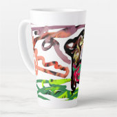 Llama Lazy カフェラテマグ (左アングル)