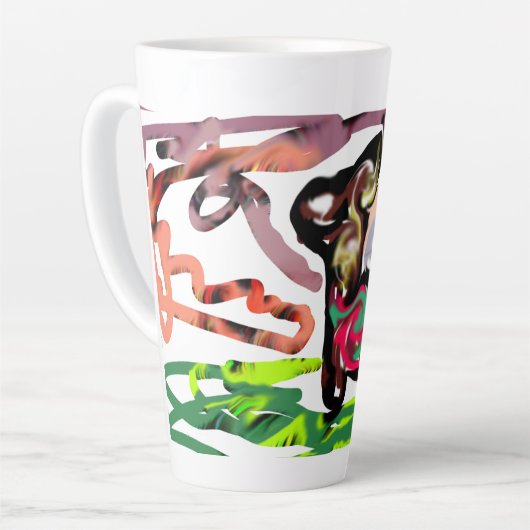 Llama Lazy カフェラテマグ (左アングル)