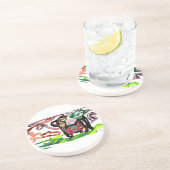 Llama Lazy コースター (側面)