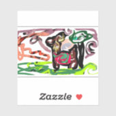 Llama Lazy シール (シート)