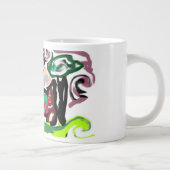 Llama Lazy ジャンボコーヒーマグカップ (右)