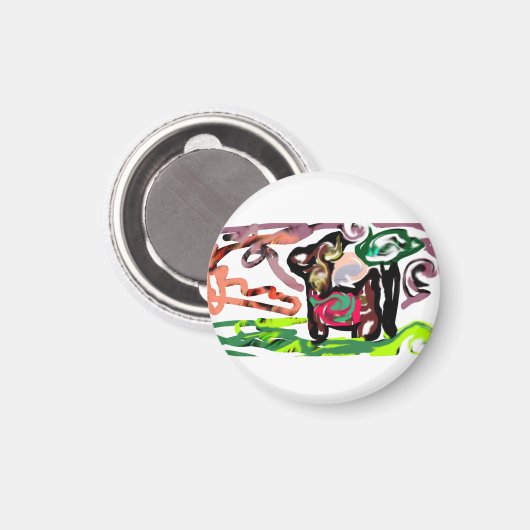 Llama Lazy マグネット (正面/裏面)