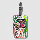 Llama Lazy ラゲッジタグ (正面縦)