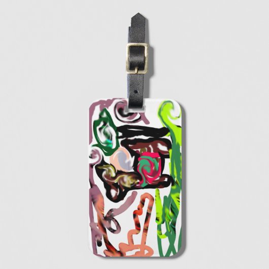 Llama Lazy ラゲッジタグ (正面縦)