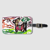 Llama Lazy ラゲッジタグ (正面横)