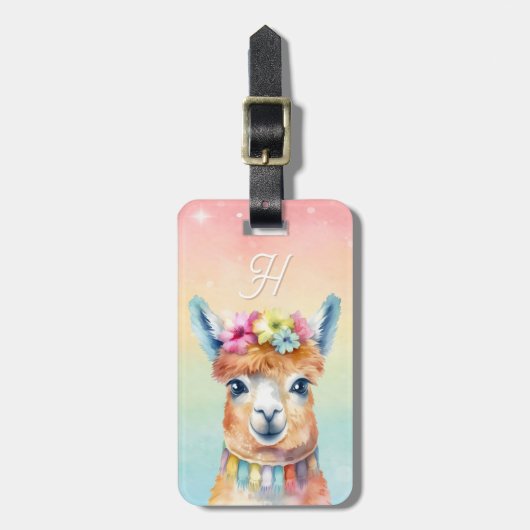 Llama Luggage Tags ラゲッジタグ (正面縦)