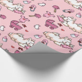 Llama Madnessママ ラッピングペーパー (角)