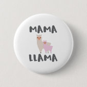 Llama Momママ 缶バッジ (正面)