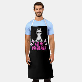 Llama Not My Probllama 瞑想 ヨガ サングラス  エプロン