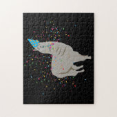 Llama Partying – 動物のパーティー ジグソーパズル (縦)