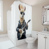 Llama rockstar シャワーカーテン (インサイチュ)