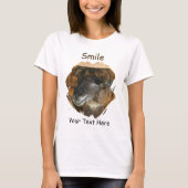 Llama Smile Cute Animal  Tシャツ (正面)