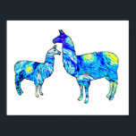 Llama Starry Night, Van Gogh, Poster ポスター<br><div class="desc">Llama Starry Night,  Van Gogh,  Poster</div>