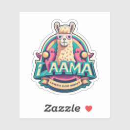 Llama Stickers Add a Touch of Whimsy Your Life シール