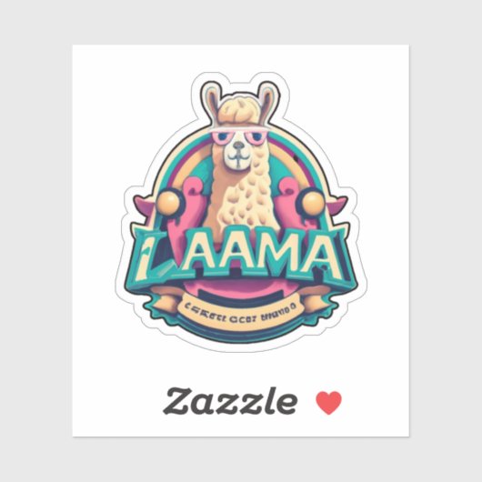 Llama Stickers Add a Touch of Whimsy Your Life シール (シート)
