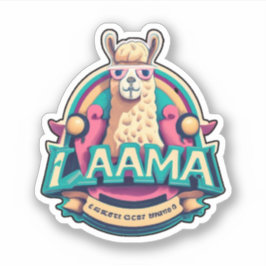 Llama Stickers Add a Touch of Whimsy Your Life シール