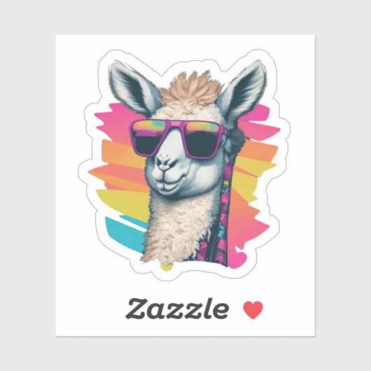 Llama Stickers Add a Touch of Whimsy Your Life シール (シート)