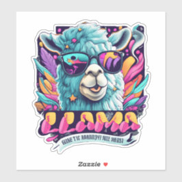 Llama Stickers Add a Touch of Whimsy Your Life シール
