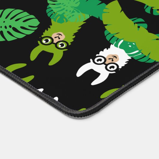 Llama Themed Print デスクマット (コーナー)