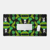 Llama Themed Print デスクマット (キーボード&マウス)