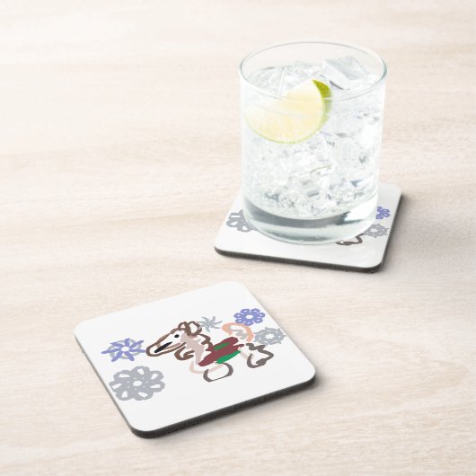 Llama winter fun コースター (右側)