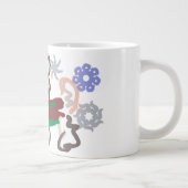 Llama winter fun ジャンボコーヒーマグカップ (右)