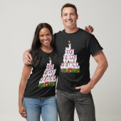 Llama  Xmas Lights Santa Llama Christmas Tree Tシャツ (ユニセックス)