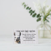 Llama Yarn Shop Fiber Seller 名刺 (スタンド正面)