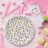 Llamacornの狂気 ペーパープレート (パーティー)