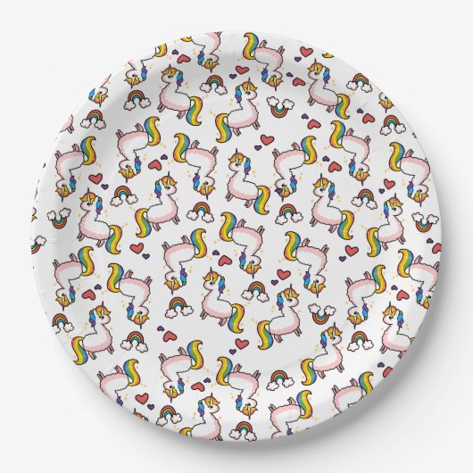 Llamacornの狂気 ペーパープレート (正面)