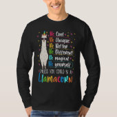 Llamacorn Graphic For Teachers And Students Tシャツ (正面)