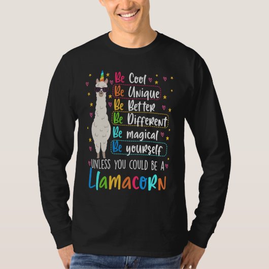 Llamacorn Graphic For Teachers And Students Tシャツ (正面)