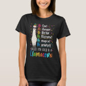 Llamacorn Graphic For Teachers And Students Tシャツ (正面)