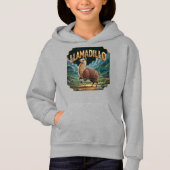Llamadillo Illustration – Llama Armadillo Funny (正面)