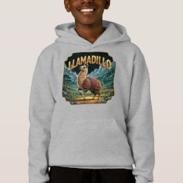 Llamadillo Illustration – Llama Armadillo Funny