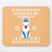 Llamakah, Oh Llamakah Hanukkahギフト マウスパッド (正面)