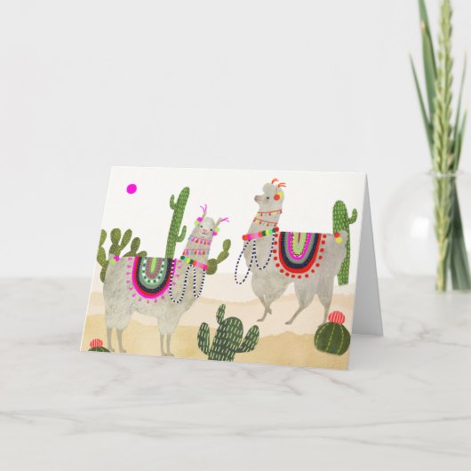 Llamaramaのコレクション|かわいいLllamas カード (正面)