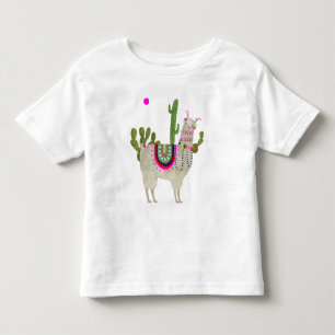 Llamaramaのコレクション かわいいLllamas トドラーTシャツ