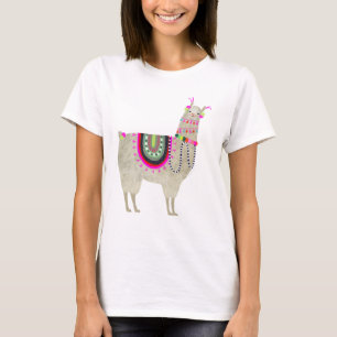 Llamaramaのコレクション かわいいLllamas Tシャツ