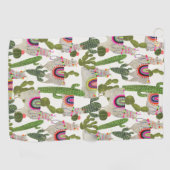 Llamaramaコレクションパターン ゴルフタオル (横)