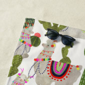 Llamaramaコレクションパターン ビーチタオル (インサイチュ)