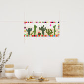 Llamarama Cactus Collection ポスター (キッチン)