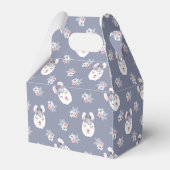 Llamas & Flowersパターン フェイバーボックス (裏面サイド)