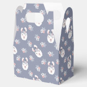 Llamas & Flowersパターン フェイバーボックス (オープン)