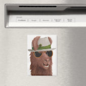Llamas in Shades: March Magnet 2.5"x3.5" マグネット (インサイチュ (食洗機))